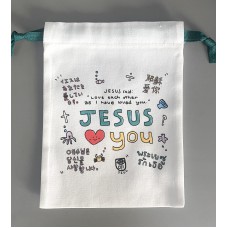 ถุงผ้า Jesus loves You