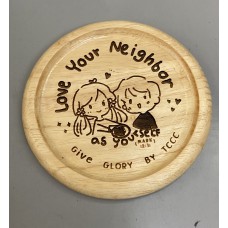 ที่รองแก้ว Love Your Neighbor ที่รองแก้ว Love Your Neighbor