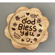 ที่รองแก้ว God Bless You ที่รองแก้ว God Bless You